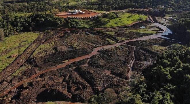 Rompimento causou impacto ao município de Brumadinho