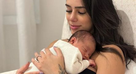 Bruna Biancardi comemora primeiro mês da filha