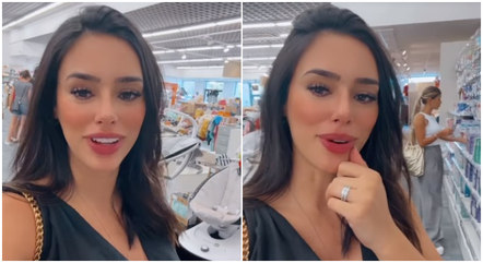 Bruna Biancardi mostrou algumas das roupinhas que comprou para Mavie