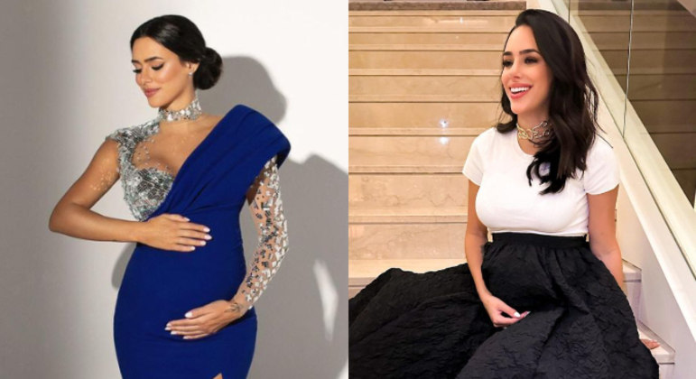 Bruna, por um bom tempo, não se deixou abalar e continuou a viver plenamente. Ela publicou diversas fotos nas redes sociais em que segura a barriga e usa lookinhos superproduzidos