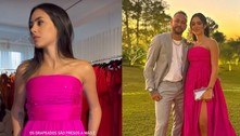 Bruna Biancardi ignora desculpas de Neymar após traição e mostra vestido que usou em casamento