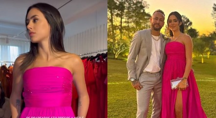 Bruna Biancardi e Neymar foram padrinhos de casamento