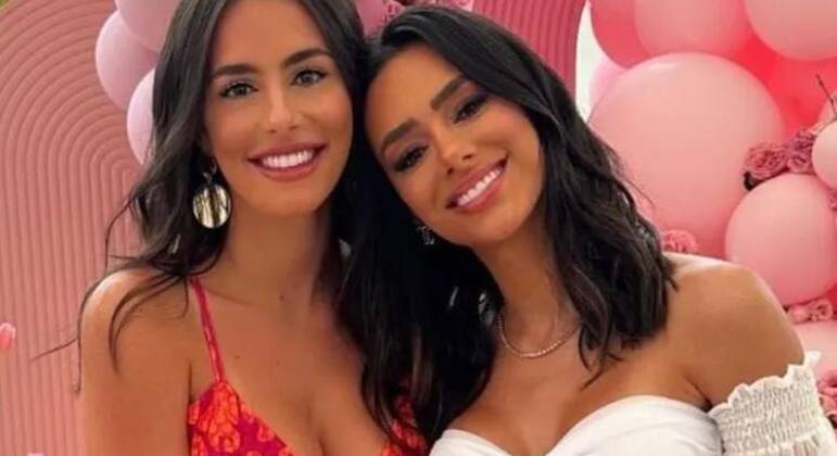 Bruna Biancardi e a irmã Bianca Biancardi 