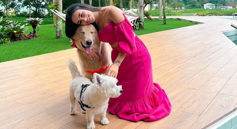 Bruna Biancardi e seus pets