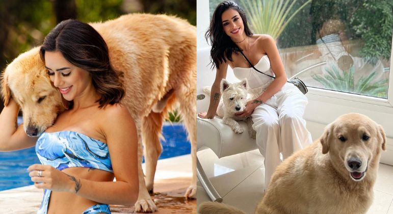 Bruna Biancardi e seus pets