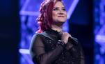 Bruna Higs levantou 78 pessoas no time de jurados, após cantar Can´t Stop Loving You, de Van Halen