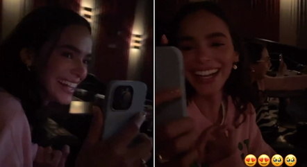 Bruna Marquezine se empolgou ao ver trailer do próprio filme