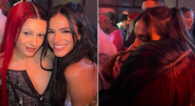 Bruna Marquezine Tieta Rosalía y gana la respuesta del español en la web: «Me encantó conocerte, reina» – Entretenimiento