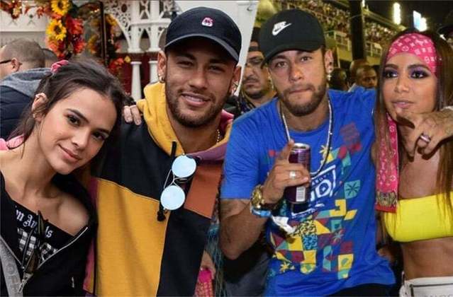 Bruna Marquezine teve um relacionamento de idas e vindas com Neymar entre 2013 e 2018. Já a cantora teve um rápido 