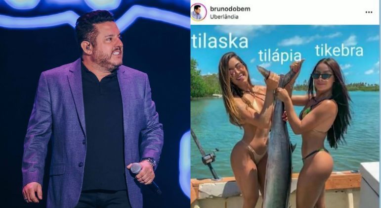 Bruno, da dupla com Marrone, publica foto de influenciadoras sem autorização