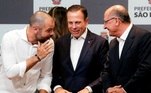 Em 2018, com a decis�o de Doria concorrer ao governo estadual, cargo ao qual foi eleito, Covas assumiu a prefeitura at� o fim de 2020