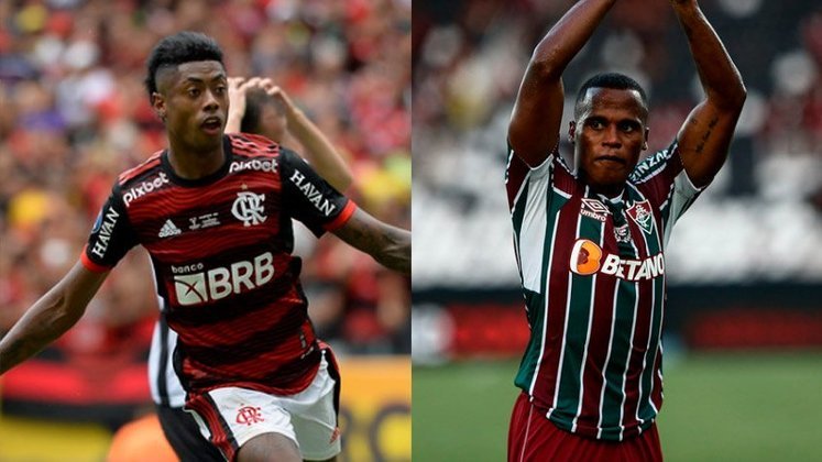 Bruno Henrique (Flamengo) x Jhon Arias (Fluminense)