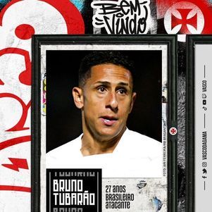 Bruno Tubarão é o novo atacante do Vasco