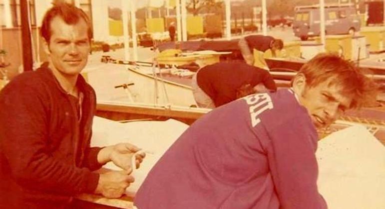 Burkhard Cordes e Reinaldo Conrad nos Jogos da Cidade do México/1968
