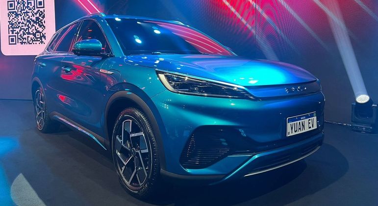 Yuan Plus tem 4,45m de comprimento