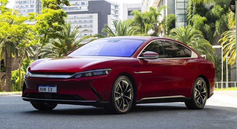 BYD Han foi lançado neste ano no mercado brasileiro