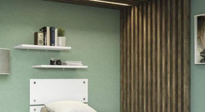 cabeceira - cabeceira de madeira branca 