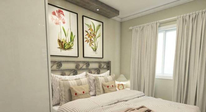 cabeceira de casal de ferro com arabescos ednilson hinckel