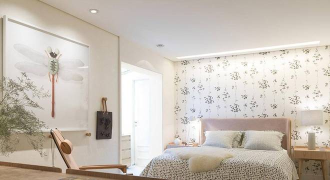 cabeceira de casal estofada papel de parede patricia martinez