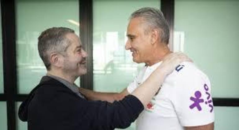 Caboclo e Tite. Intimidade forçada. Ao contrário do que acontece com Ednaldo