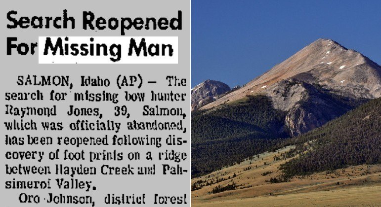 Caçador encontrou restos mortais de homem desaparecido há 53 anos nos EUA