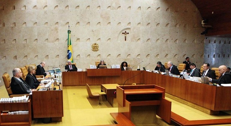 Plenário do Supremo Tribunal Federal, em Brasília
