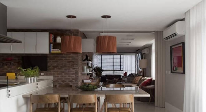 Cadeira de madeira para cozinha americana