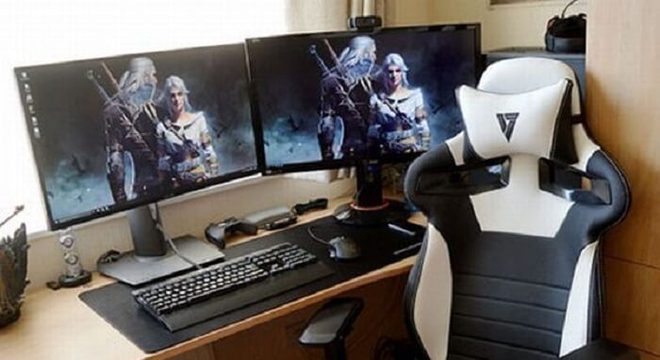 Cadeira gamer apresenta um design especial para acomodar por horas os jogadores