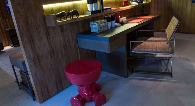 cadeira para escrivaninha - home office com banqueta vinho 