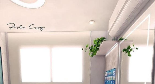 Cadeira para quarto com escrivaninha para notebook