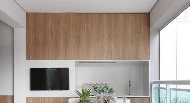 cadeiras para varanda gourmet de apartamento 