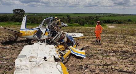 Piloto morreu após a queda da aeronave
