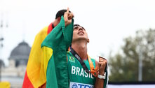 Caio Bonfim conquista medalha de bronze nos 20 km da marcha atlética no Mundial de Atletismo