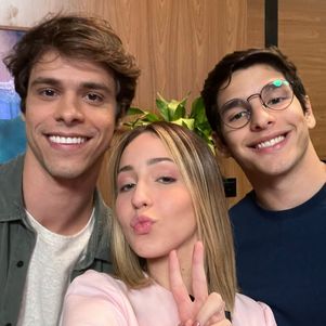 Caio Vegatti, Mharessa Fernanda e Diego Kropotoff,  protagonistas de ‘Todas as Garotas em Mim’ 