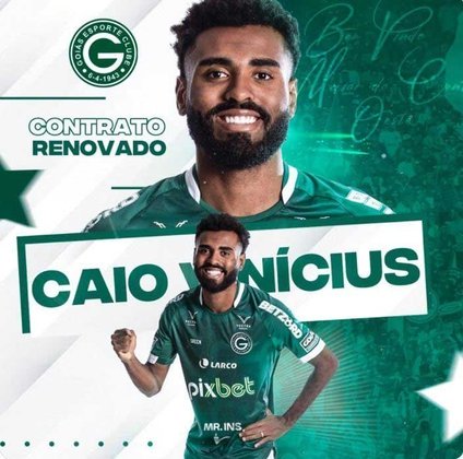Caio Vinicius, volante de 23 anos, pertence ao Fluminense e possui contrato até o final de 2023. O jogador está emprestado ao Goiás até o término da atual temporada.