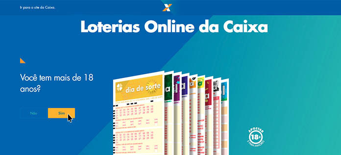 site da loteria