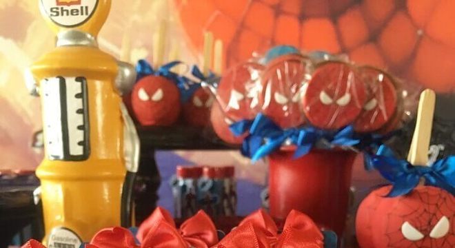 caixinhas para lembrancinhas de festa do homem aranha 