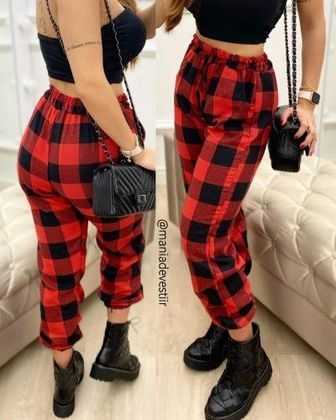 Luana destaca ainda que a calça jogger pode ser usada em qualquer estação do ano. 