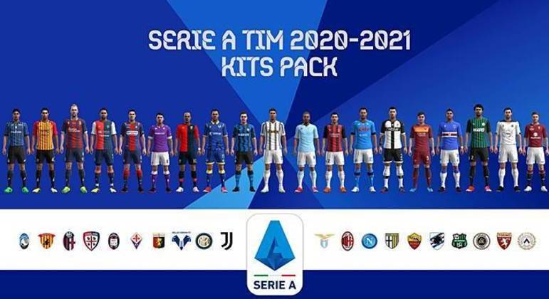 Os vinte clubes da Série A em 2021/22