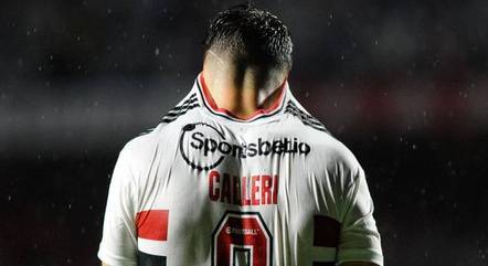 Calleri em jogo pelo São Paulo