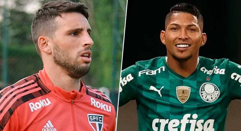 Calleri (São Paulo) x Rony (Palmeiras)