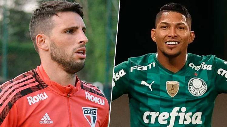 Calleri (São Paulo) x Rony (Palmeiras)