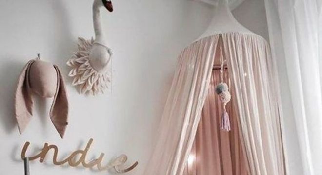 cama infantil com dossel