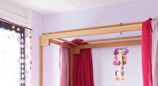 cama infantil com dossel 