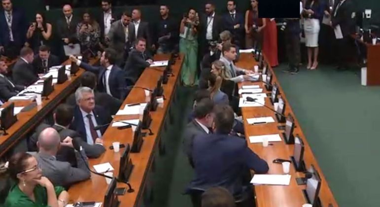 Sessão na Câmara dos Deputados, nesta quarta-feira (29), em Brasília 
