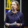 Gleisi Hoffmann deixa UTI e segue para unidade de cuidados intermediários (Pablo Valadares/Câmara dos Deputados - 15.04.2021)