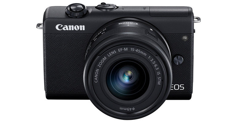 Câmera EOS M200 com a lente EF-M 15-45mm IS STM