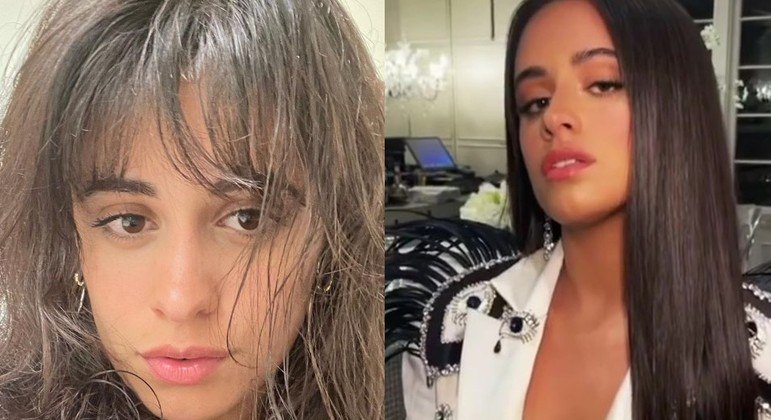 Camila Cabello antes e depois da mudança de visual
