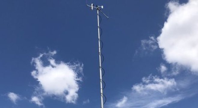 Um dos caminhões Doppler on Wheels que a equipe do projeto usa para analisar as tempestades 