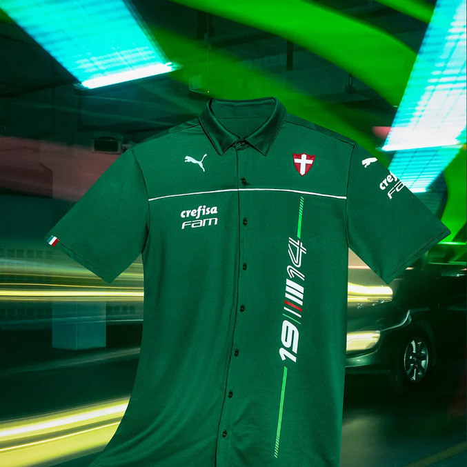 Nova camisa do Palmeiras foi inspirada no automobilismo 